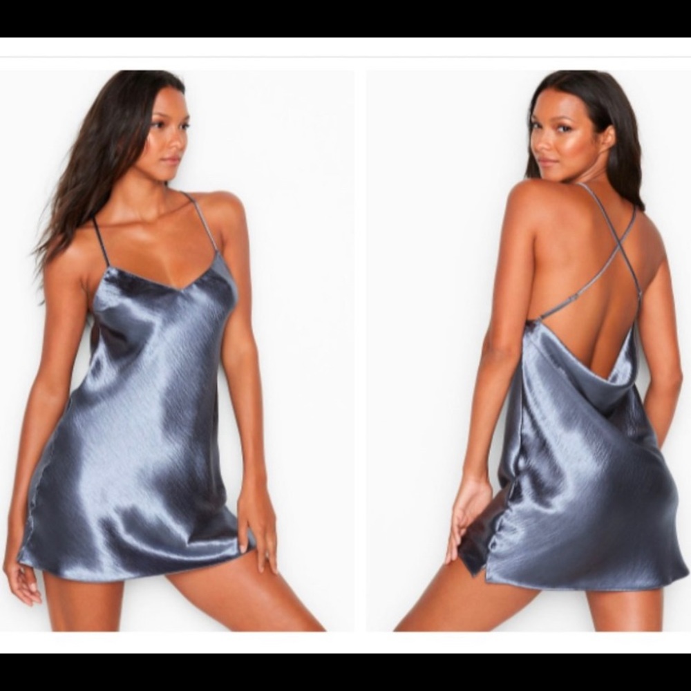 Victoria’s Secret night satin slip